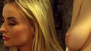 Yo, check this curvy lesbian slave with big boobs stripped for mistress! 🔥