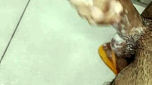 Damn! Masturbating in Gym Bathroom Feels So Wild!