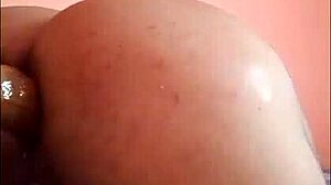 i can’t stop fucking my tight hole with a fat dildo at home