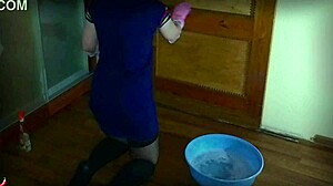 Mrs Lazinski As Naive Mature Maid