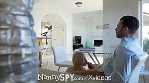 Nannyspy Big Dick Workout for Blonde