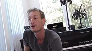 the mistress enjoys a big black cock facial in the group