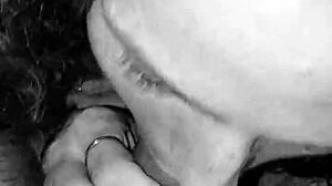 Rhonda Bj Queen Sucks Cum Outta Monster Cock in Close-Up