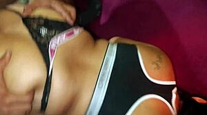 i cheated hard on stairs, creampied in front of my cuckold husband