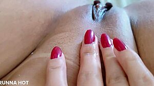 Woke up horny and fingered myself until my panties were soaked through