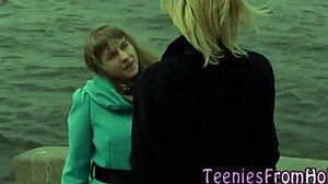 hey, check this petite les teen 18+ eating out her babe!