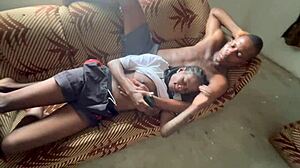 Intense homemade romp with girlfriend