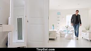 Guy Punishes Tiny Intruder With Hard Riding