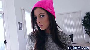 I watch clothed hottie suck my cock