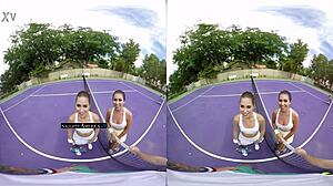 VR Threesome With Riley Reid And Melissa Moore