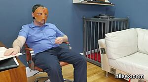 wicked teen in painful anal treatment