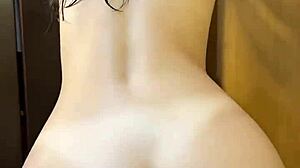 Fresh From Shower, Skinny Babe With Big Ass Rides Cowgirl Style In Dorm On Oct 28 2024