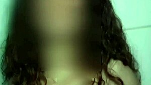 Latina teen records her first deepthroat and orgasm scene.