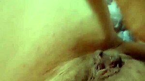 Mature woman with hairy pussy engages in sensual sex