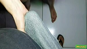 Latina teen records her first deepthroat and orgasm scene.