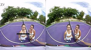 VR Threesome With Riley Reid And Melissa Moore