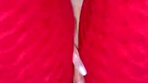 Colombian Babe Rubs Wet Pussy Through Leggings with Dirty Talk