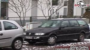 Sächsische Teen 18+ Convinced for Street Sex Casting