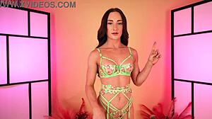 trying on this fruity lingerie set today