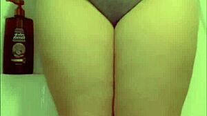 i can't stop with this kinky milf pee play. homemade curvy babe drives me wild with toys!