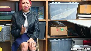 Christy Love Bends Over for Doggy Pussy Fuck in Shop