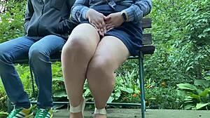 huge panties soaked after outdoor pissing