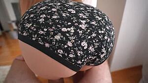 Fucking my curvy girlfriend’s huge ass over the couch tonight