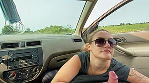 Blonde Deepthroats in Car