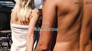 first time at swinger club for public blowjob.