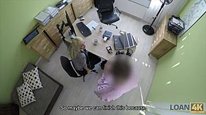 loan4k agent bangs tight teen 18+ pussy then he approves girls loan