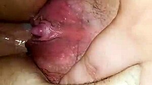 Chubby girl gets her creamy pussy fucked hard