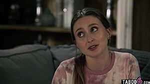 feeling passion in bisexual threesome with leana lovings laney grey