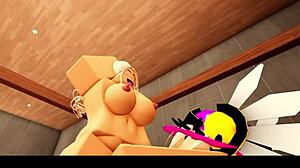 Blonde ROBLOX cheerleader returns with HEADLESS jock boyfriend