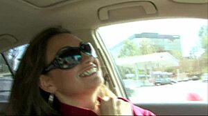 Claudia Valentine milf fingering in stockings on wild cougar hunt