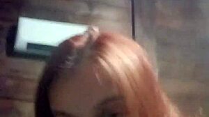 Wet, Delicious Blowjob By Beautiful Cute Redhead Amateur On First Try