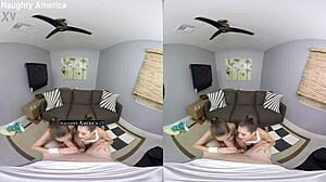 VR Threesome With Riley Reid And Melissa Moore