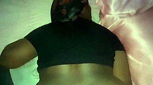 my bitch loves her rose with big black cock