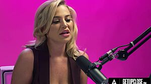 Up Close View of Blake Blossom's Solo Masturbation Leading to Intense Orgasm