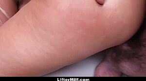 my stepmom is getting fucked by a group of mall officers, and they ask me to join in too! liftermilf 😏