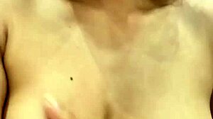 Horny teen babe cums hard in her panties solo