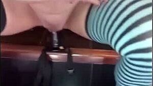 Latina Brunette With Big Ass And Tits Masturbates Intensely With Friend Using Big Cock And Toys