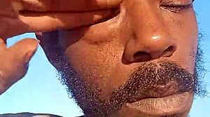 Beautiful mature brunette in dorm with husband and father-in-law.