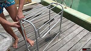 paid repairman with my pussy, then strutted down street with cum on face