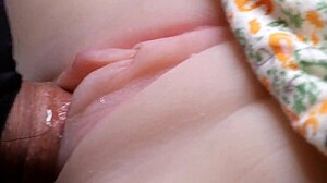 性感特写：双插和手交动作