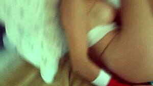 Blonde milf mom surprises with anal and cum on tits