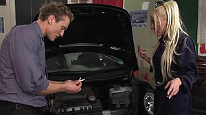 Cindy Behr Banged Hard in Pink Fishnet Stockings