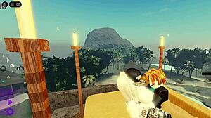 Lucky Bacon Teases Cute Girl In Roblox