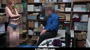 Redhead Stepmom And Stepdaughter Undergo Strip Search