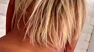 Monika Fox Slowly Strips Her Sport Outfit, Revealing Pierced Nipples And Tattoos