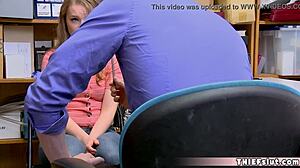 Hot teen 18+ Cleo Clementine steals and gets rough doggystyle sex